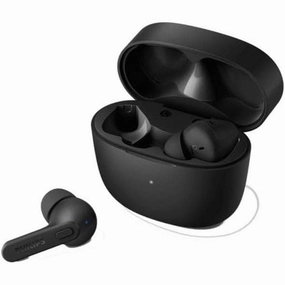 Philips TAT2206BK/00 Bluetooth Earbuds - Splash & Sweat Resistant, 18-Hour Playtime, Built-in Mic, Silicone Tips, Black buy laptop online, cheap gaming laptop, best business laptops