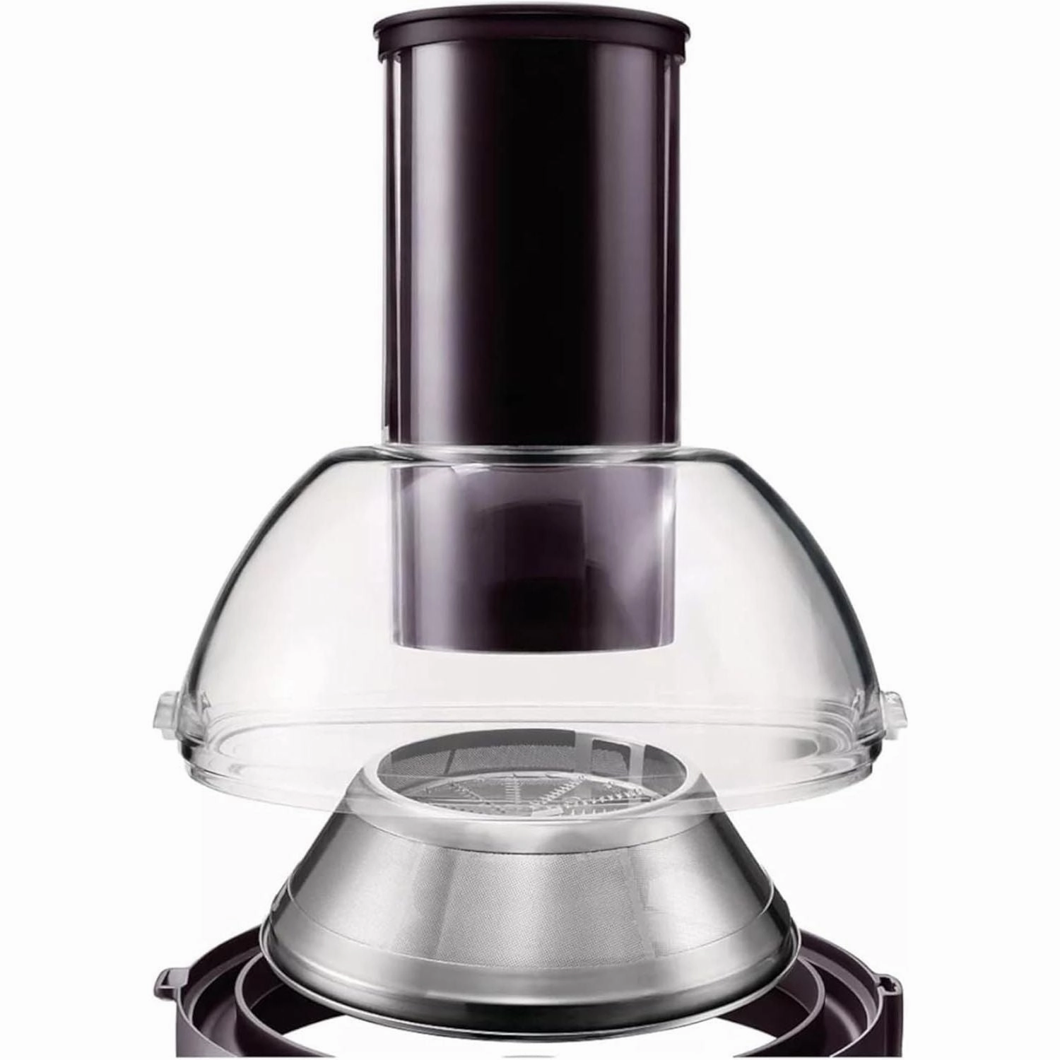 Philips Viva Collection Compact Juicer - 1.5L, 500W, Quick Clean Technology, Drip Stop, Dishwasher Safe Parts, See-through Pulp Container, Direct Serve, Black (HR1832/01)