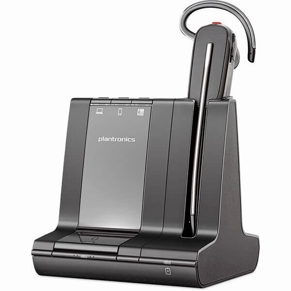 Plantronics Savi 8240-M (Poly) CDM USB-A | Office Convertible Wireless Headset | DECT, EMEA bluetooth headphones, cheap wireless headphones, headphones with mic