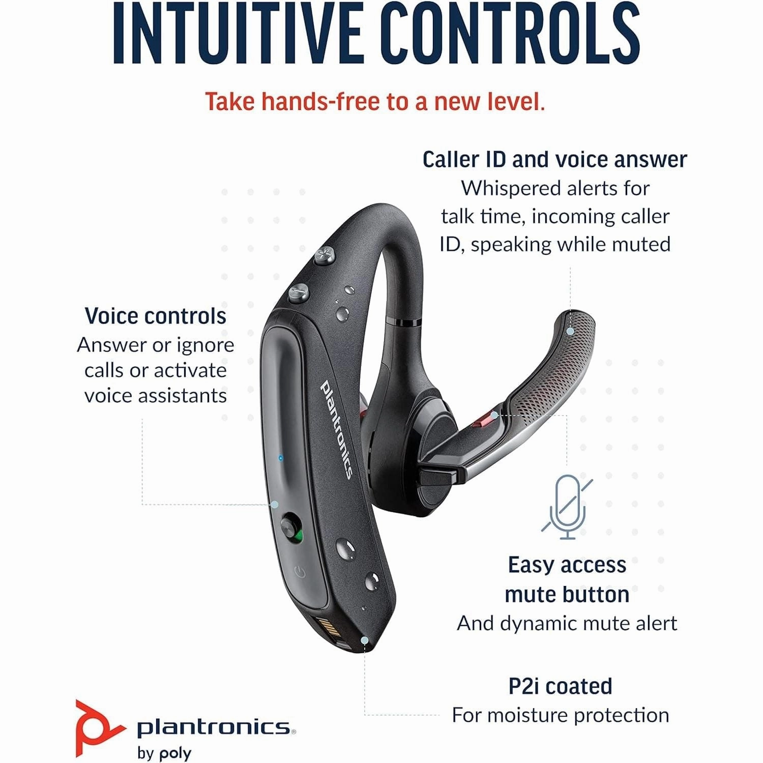 Plantronics Voyager 5200 UC - BT700 Headset For PC and Mobile