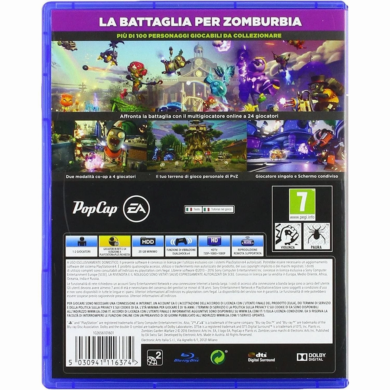Plants vs Zombies: Garden Warfare 2 for PS4 Game
