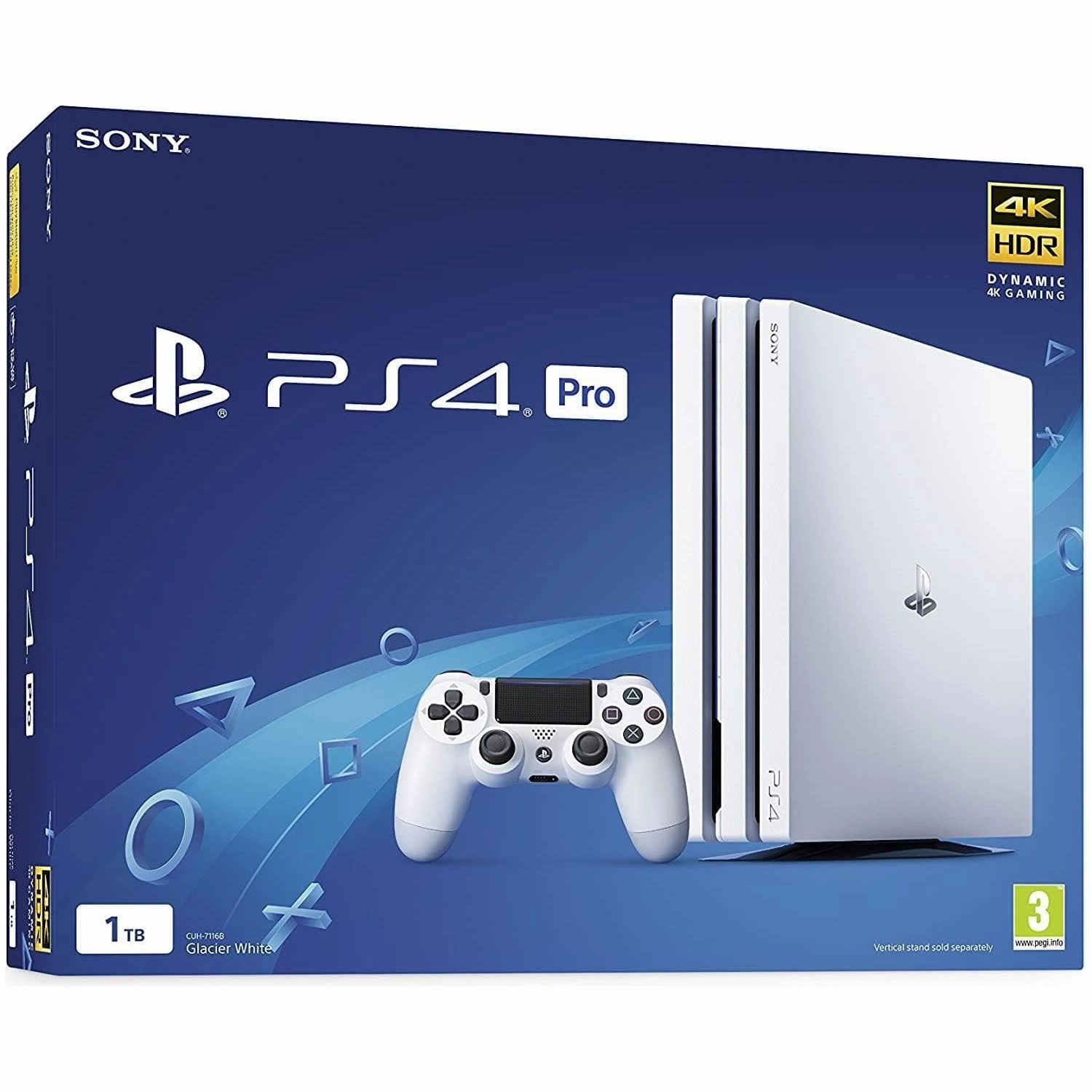PlayStation 4 Pro Console 1TB Glacier White