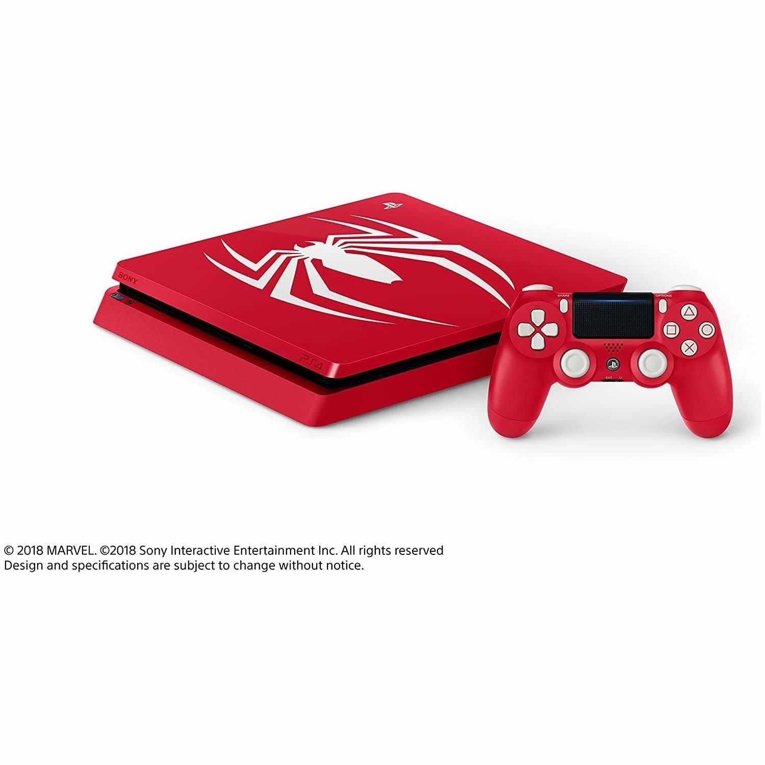 PlayStation 4 Pro Console, 1TB Spider-Man Red - Limited Edition