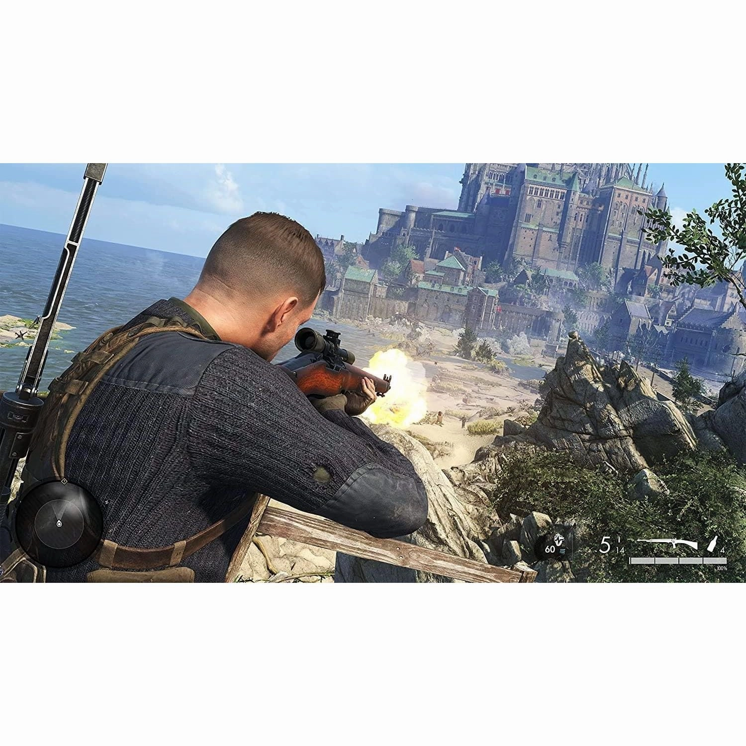 PlayStation 5 Console Disc Edition   Sniper Elite 5 for PS5 Game (Bundle)