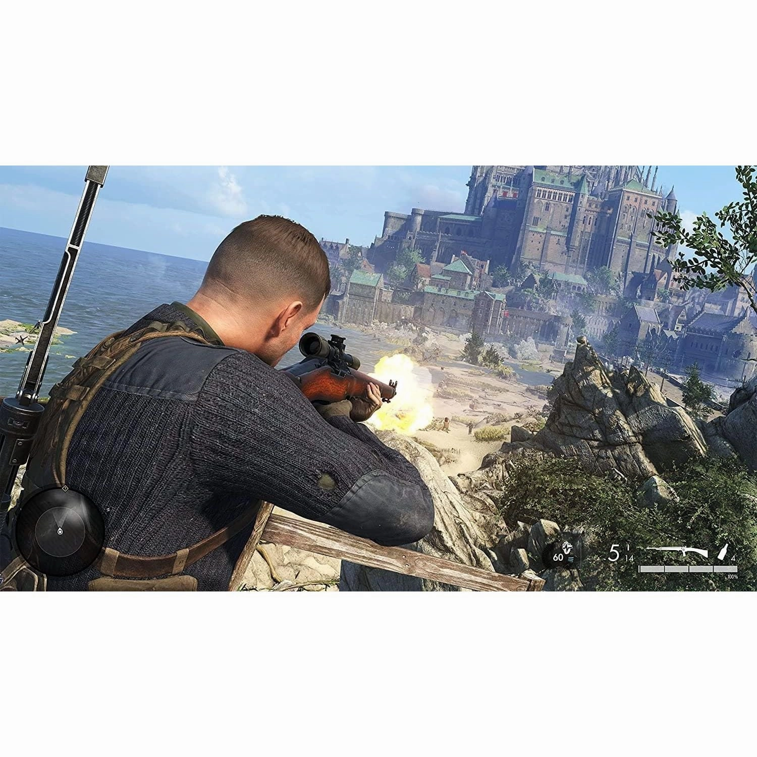 PlayStation 5 Console Disc Edition   Sniper Elite 5 for PS5 Game (Bundle)
