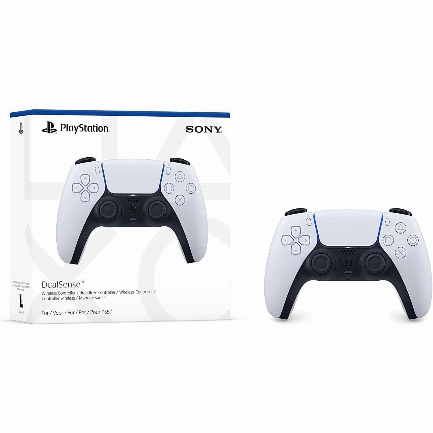 PlayStation 5 Console Disc Edition   with extra PlayStation 5 DualSense Wireless Controller(Bundle)