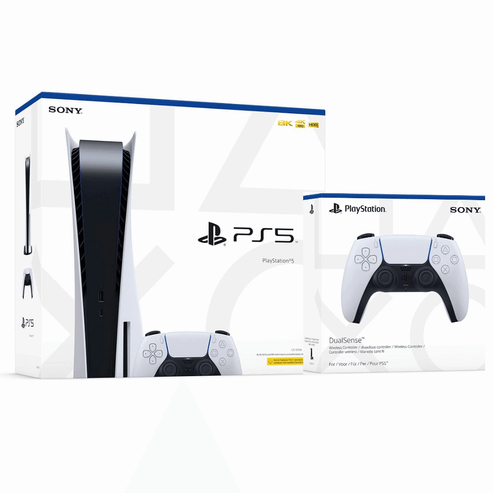 PlayStation 5 Console Disc Edition   with extra PlayStation 5 DualSense Wireless Controller(Bundle) wireless headphones,bluetooth headphones,noise cancelling headphones,wireless earbuds