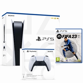 PlayStation 5 Console Disc Edition   With Extra PS5 DualSense Wireless Controller   Fifa 23 PS5 Game (Bundle) wireless headphones,bluetooth headphones,noise cancelling headphones,wireless earbuds