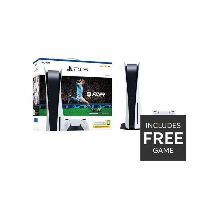 PlayStation 5 Disc Console & EA SPORTS FC 24 Bundle