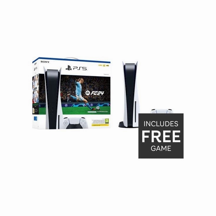 PlayStation 5 Disc Console & EA SPORTS FC 24 Bundle