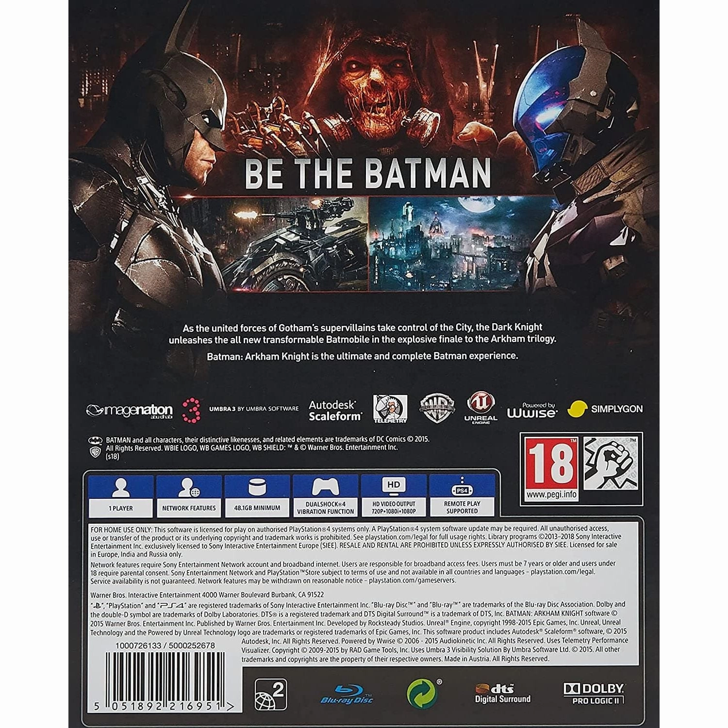 PlayStation Hits Batman Arkham Knight for PS4