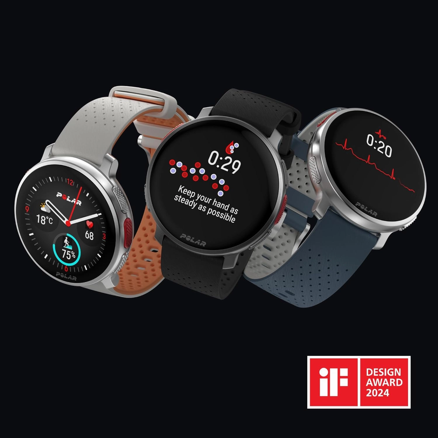 Polar Vantage V3 GPS Multisport Watch  Advanced Heart Rate, Offline Maps, Navigation & Long Battery Life  Ideal for Running & Triathlon