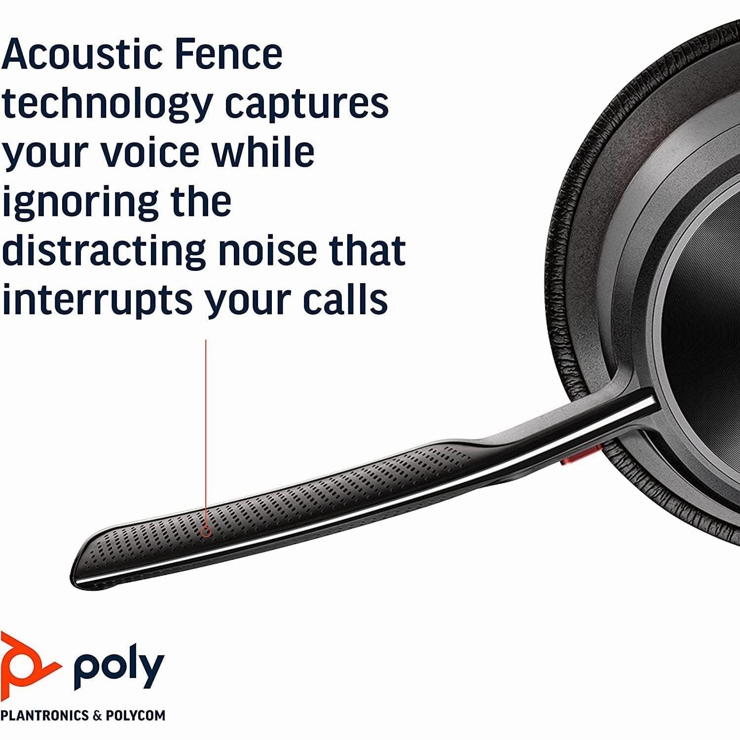 Poly - Voyager Focus 2 UC Bluetooth Headset   Charging Cradle (Plantronics)