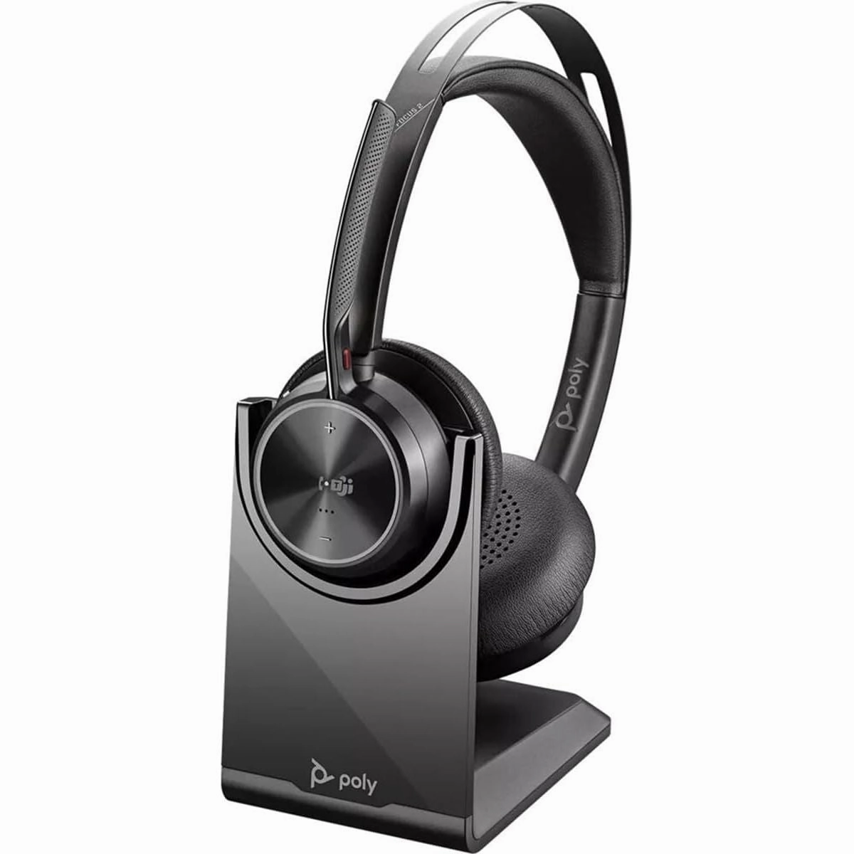 Poly - Voyager Focus 2 UC USB-C Headset with Stand (Plantronics) - Bluetooth Dual-Ear (Stereo) Headset with Boom Mic - USB-C PC/Mac Compatible - Active Noise Canceling - Works with Teams (Certified) home and kitchen gadgets, smart home electronics, kitchen