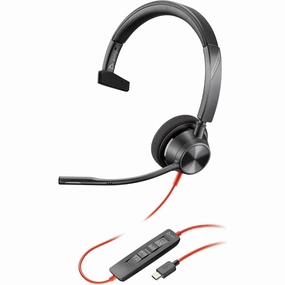 Poly Blackwire 3310 Wired Headset  Flexible Microphone Boom  Monaural Design - Connect to PC/Mac via USB-C or USB-A - Works w/Teams, Zoom home and kitchen gadgets, smart home electronics, kitchen tech gadgets