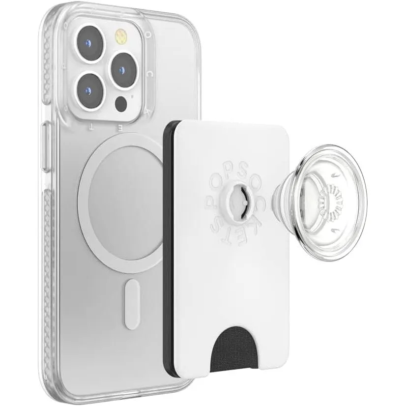 PopSockets Card Holder For Magsafe - Clear White