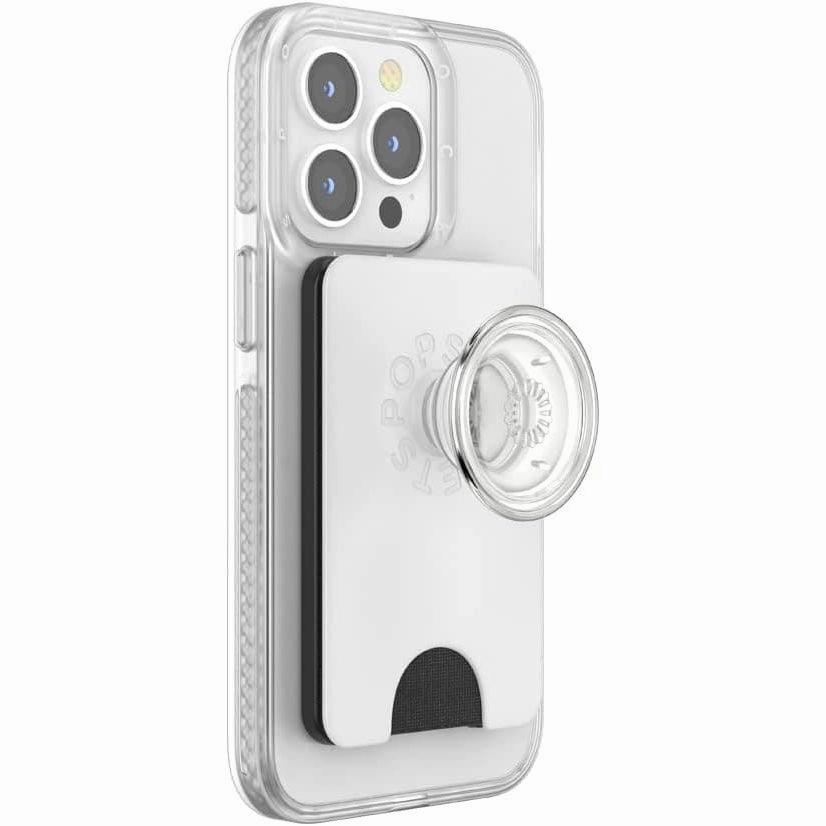 PopSockets Card Holder For Magsafe - Clear White