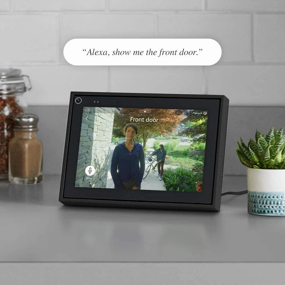 Portal Mini Black 8" from Facebook. Smart, Hands-Free Video Calling with Alexa Built-in