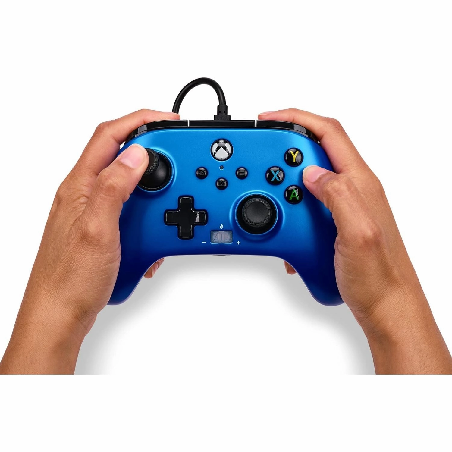 PowerA Enhanced Wired Controller for Xbox Series X|S, Wired Video Game Controller, Gamepad for Xbox X and S, Officially Licenced by Xbox, 2 Years Manufacturer Warranty- Sapphire Fade
