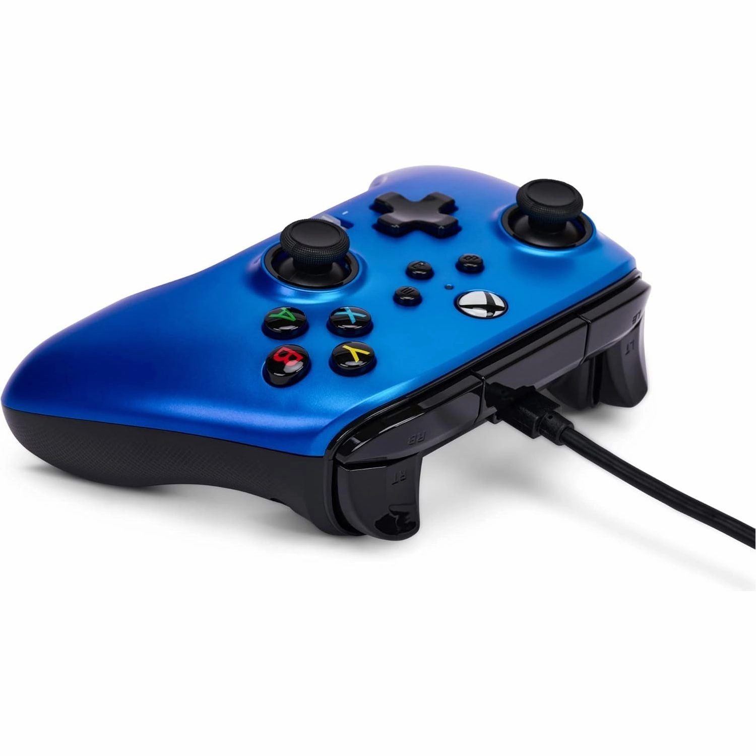 PowerA Enhanced Wired Controller for Xbox Series X|S, Wired Video Game Controller, Gamepad for Xbox X and S, Officially Licenced by Xbox, 2 Years Manufacturer Warranty- Sapphire Fade