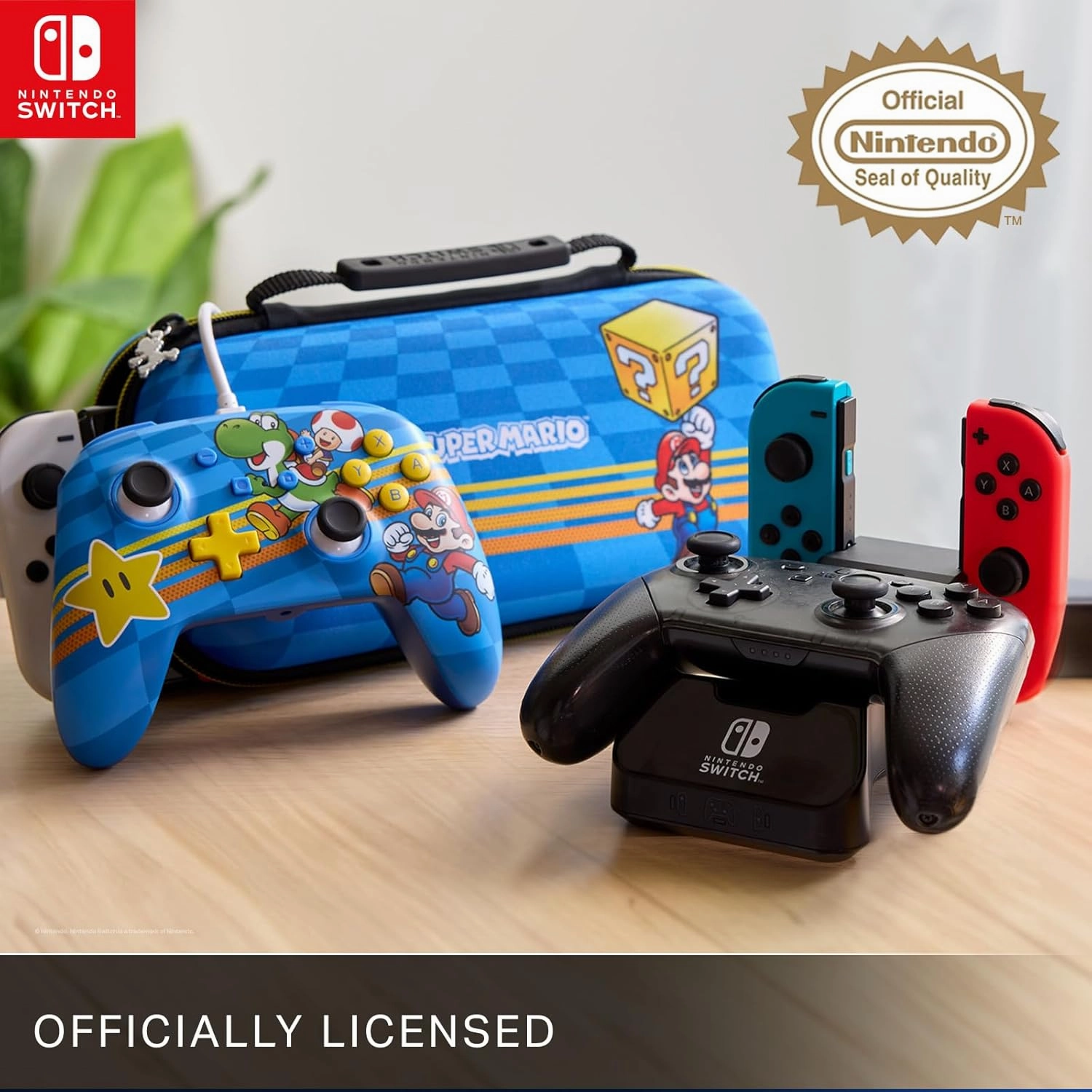 PowerA Joy-Con Comfort Grip for Nintendo Switch & OLED  Rubberised Handle, Secure Sliding Design, Officially Licensed  White