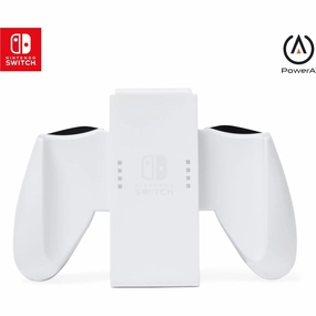 PowerA Joy-Con Comfort Grip for Nintendo Switch & OLED  Rubberised Handle, Secure Sliding Design, Officially Licensed  White smartwatch accessories, apple watch bands, charging dock for smartwatch