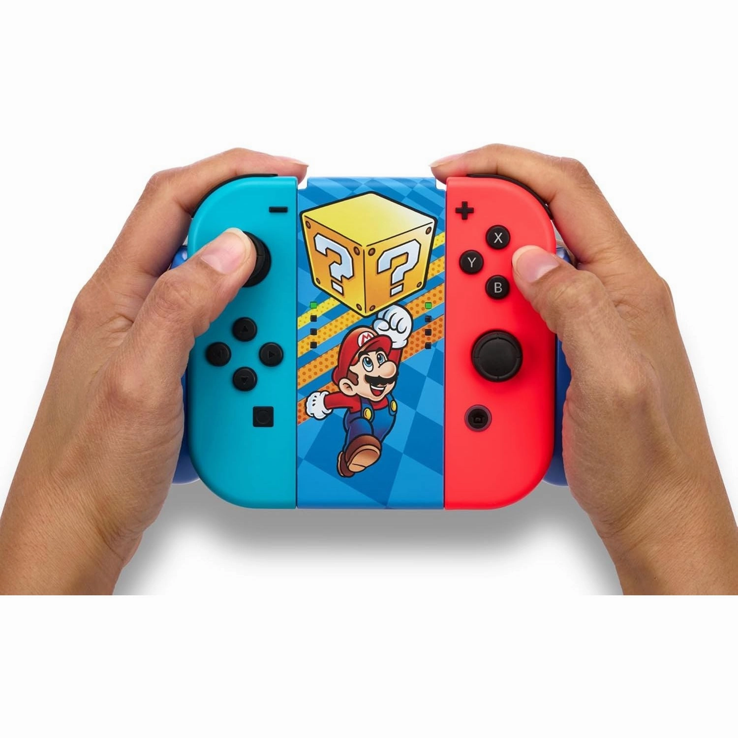 PowerA Joy-Con Comfort Grip for Nintendo Switch, OLED & Lite  Mystery Block Mario Edition, Officially Licensed