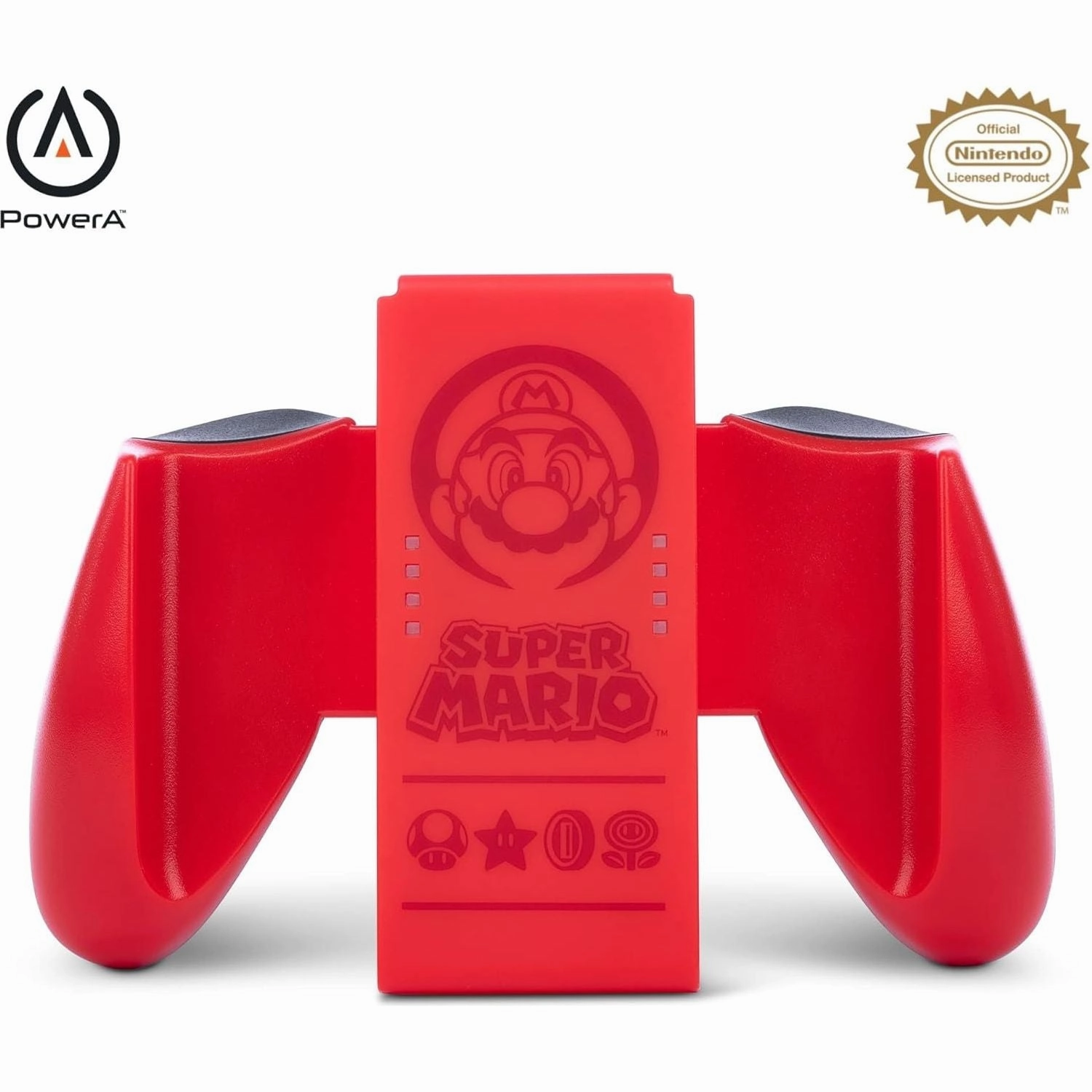 PowerA Joy-Con Comfort Grip for Nintendo Switch, OLED & Lite  Super Mario Red Edition, Officially Licensed