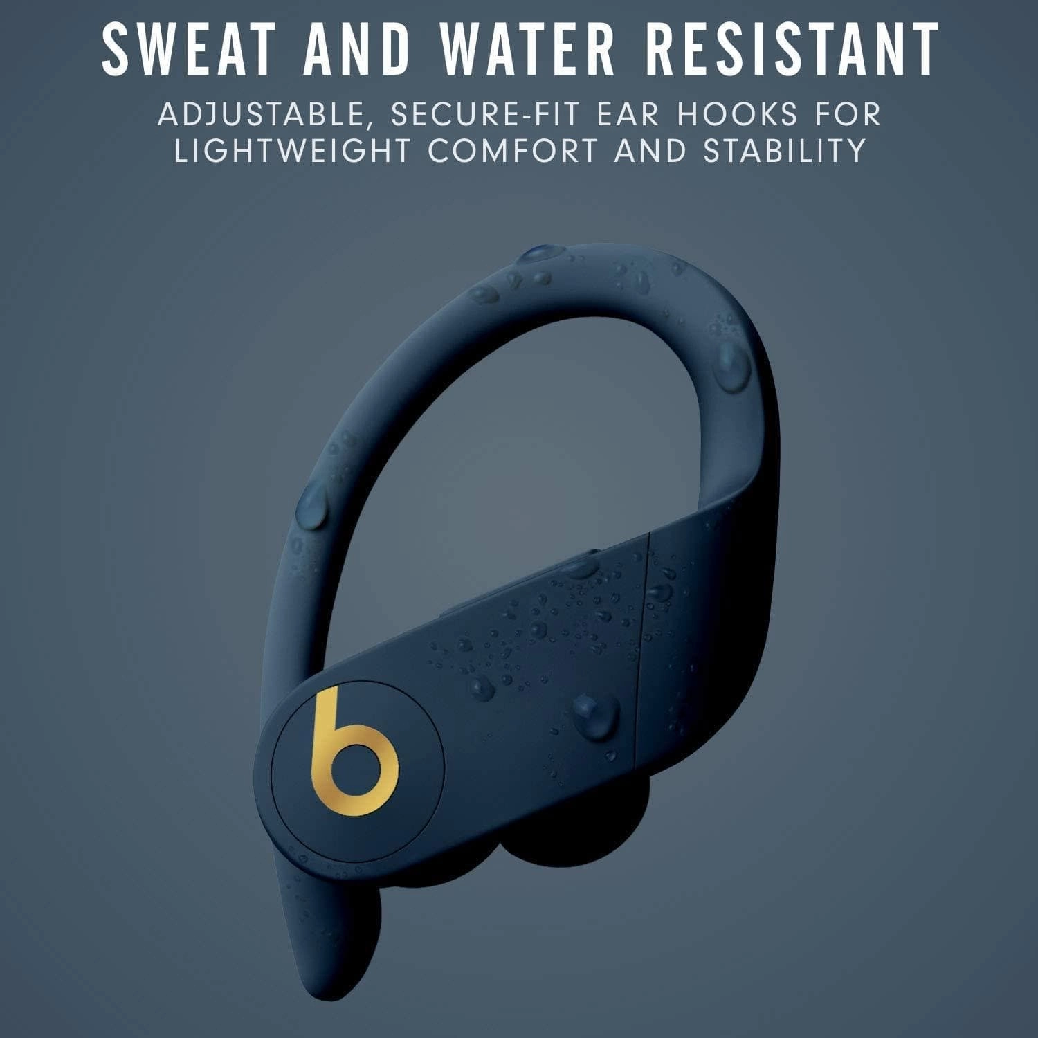 Powerbeats Pro Wireless Earphones - Navy | Apple H1 Chip | Class 1 Bluetooth | 9-Hour Battery | Sweat Resistant | Built-In Mic