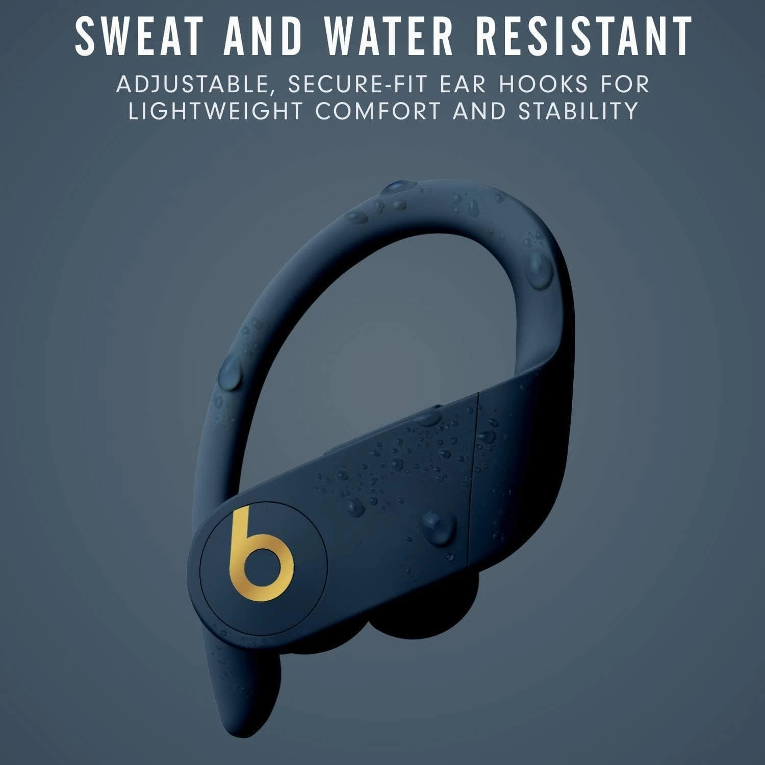 Powerbeats Pro Wireless Earphones - Navy | Apple H1 Chip | Class 1 Bluetooth | 9-Hour Battery | Sweat Resistant | Built-In Mic