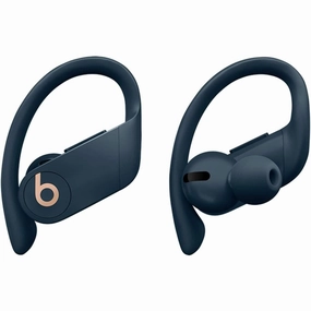 Powerbeats Pro Wireless Earphones - Navy | Apple H1 Chip | Class 1 Bluetooth | 9-Hour Battery | Sweat Resistant | Built-In Mic wireless headphones, best over ear headphones, noise cancelling headphones