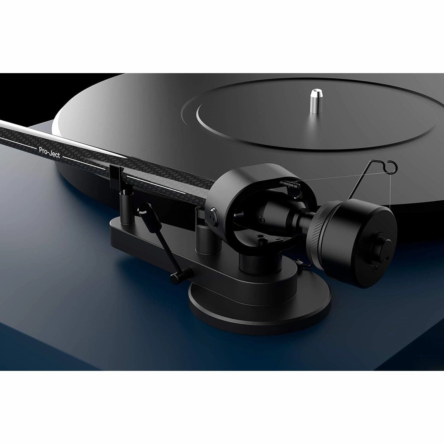 Pro-Ject Debut Carbon EVO Audiophile Turntable - Carbon Fiber Tonearm, Electronic Speed Selection, Pre-Mounted Ortofon 2M Red Cartridge - Satin Green