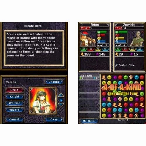 Puzzle Quest: Challenge of the Warlords (Nintendo DS)