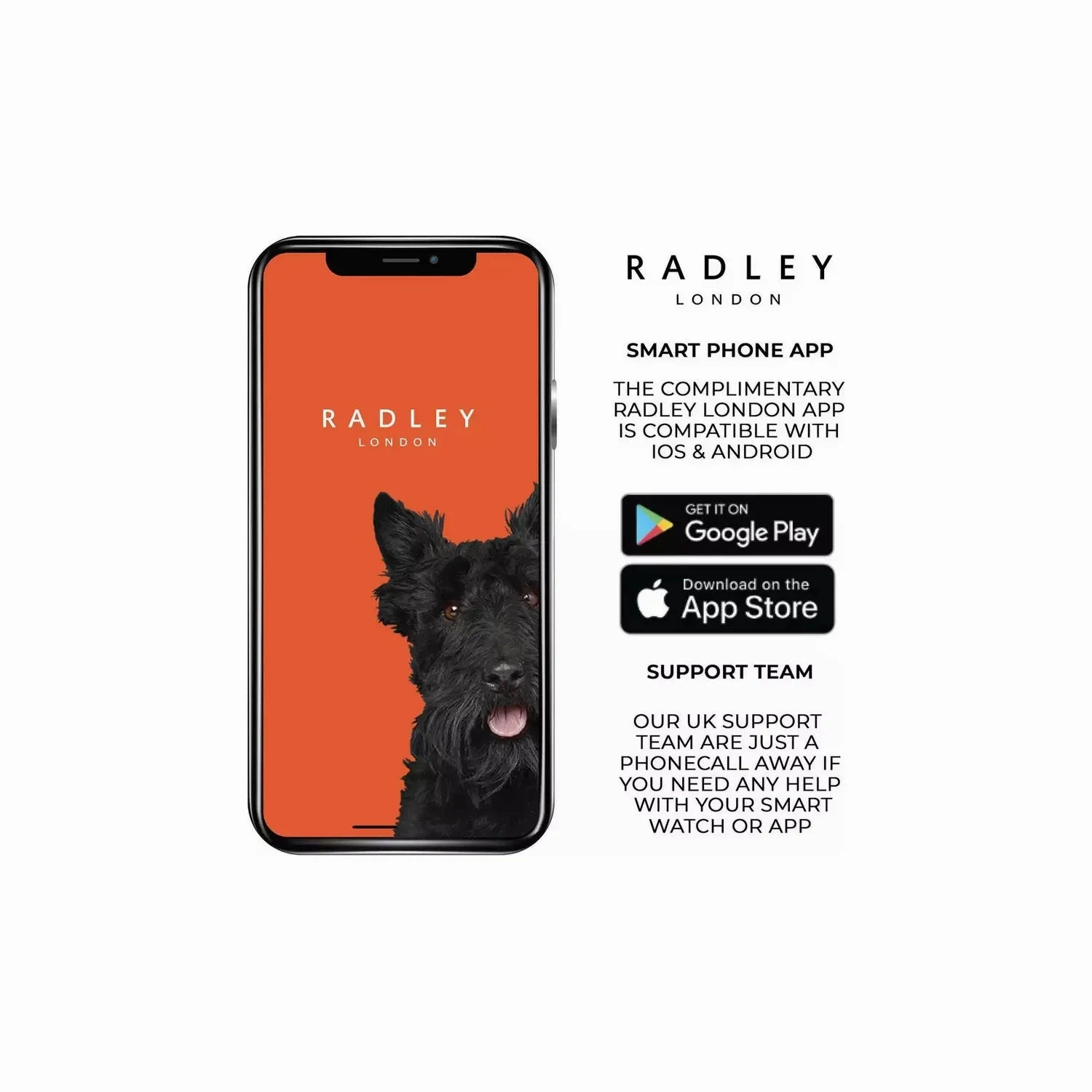 Radley Series 21 Blue Silicone Strap Smart Watch
