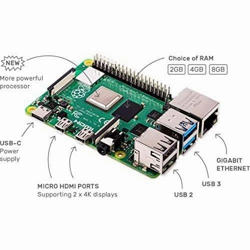 Raspberry Pi 4 Computer Model B (4GB)