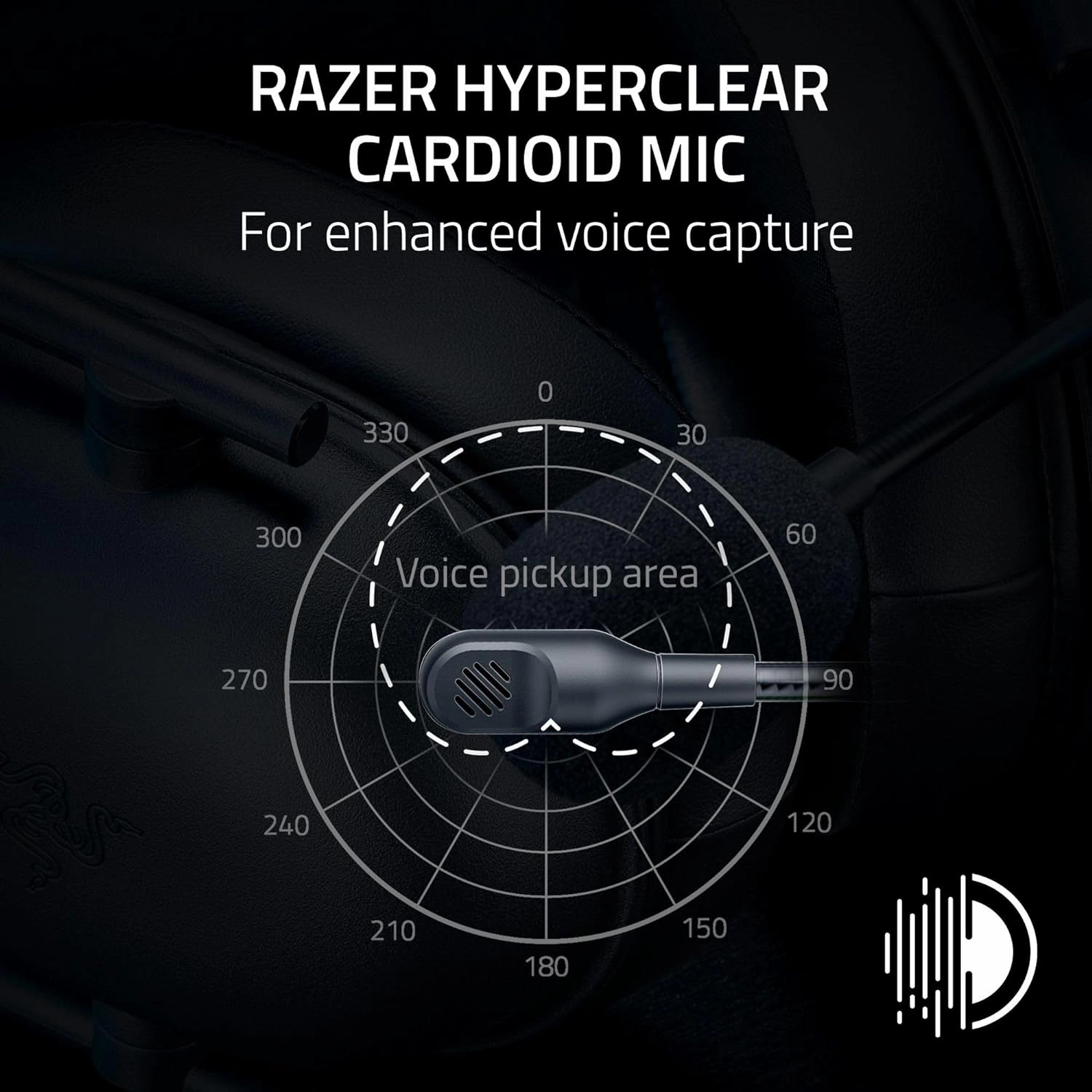 Razer BlackShark V2 X Wired Esports Headset for PlayStation (PS5), 240g, Cardioid Microphone, 50mm Drivers, Passive Noise Cancellation, 3.5mm Connector - Black