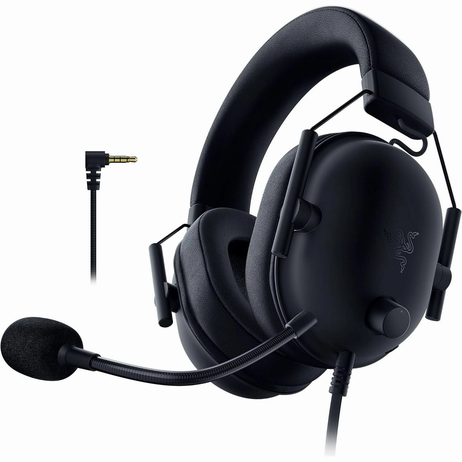 Razer BlackShark V2 X Wired Esports Headset for PlayStation (PS5), 240g, Cardioid Microphone, 50mm Drivers, Passive Noise Cancellation, 3.5mm Connector - Black