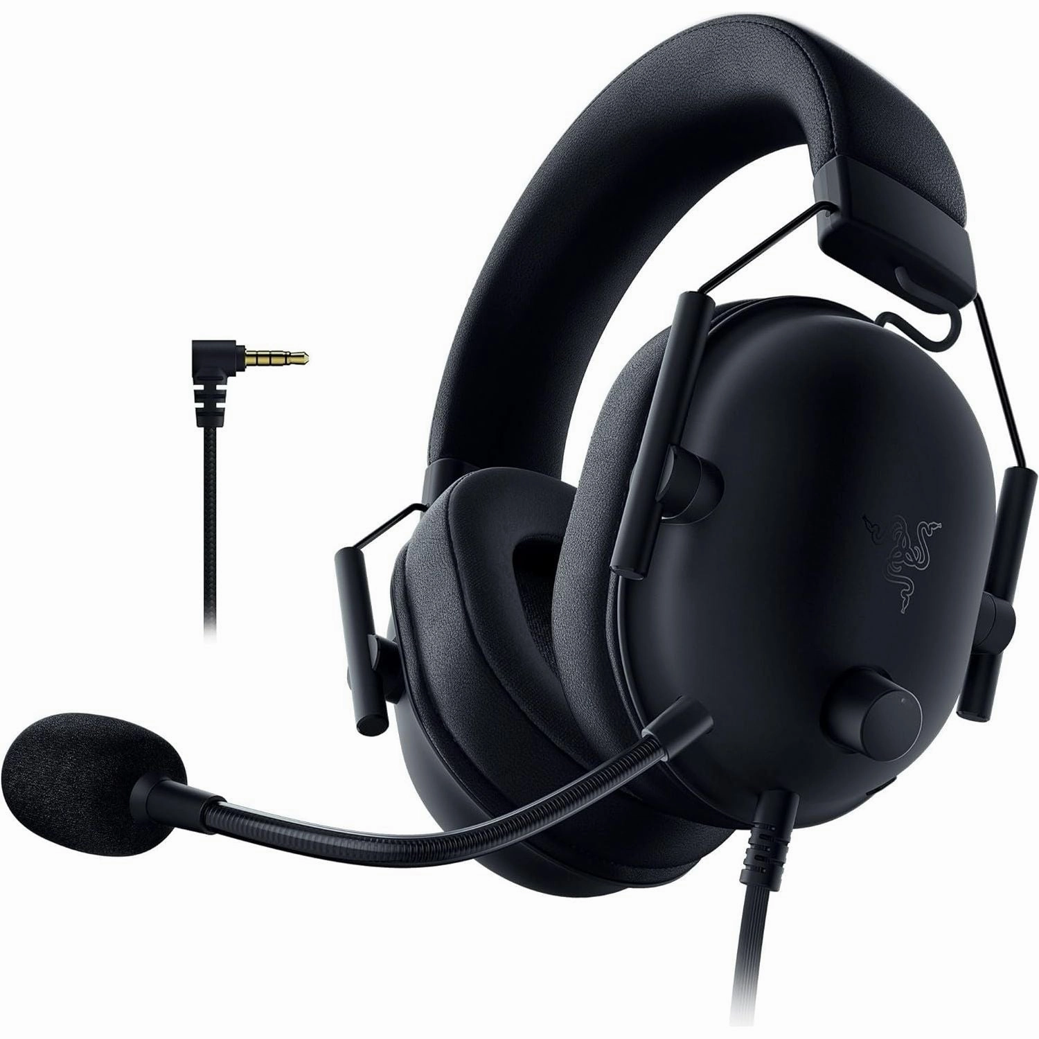 Razer BlackShark V2 X Wired Esports Headset for PlayStation (PS5), 240g, Cardioid Microphone, 50mm Drivers, Passive Noise Cancellation, 3.5mm Connector - Black