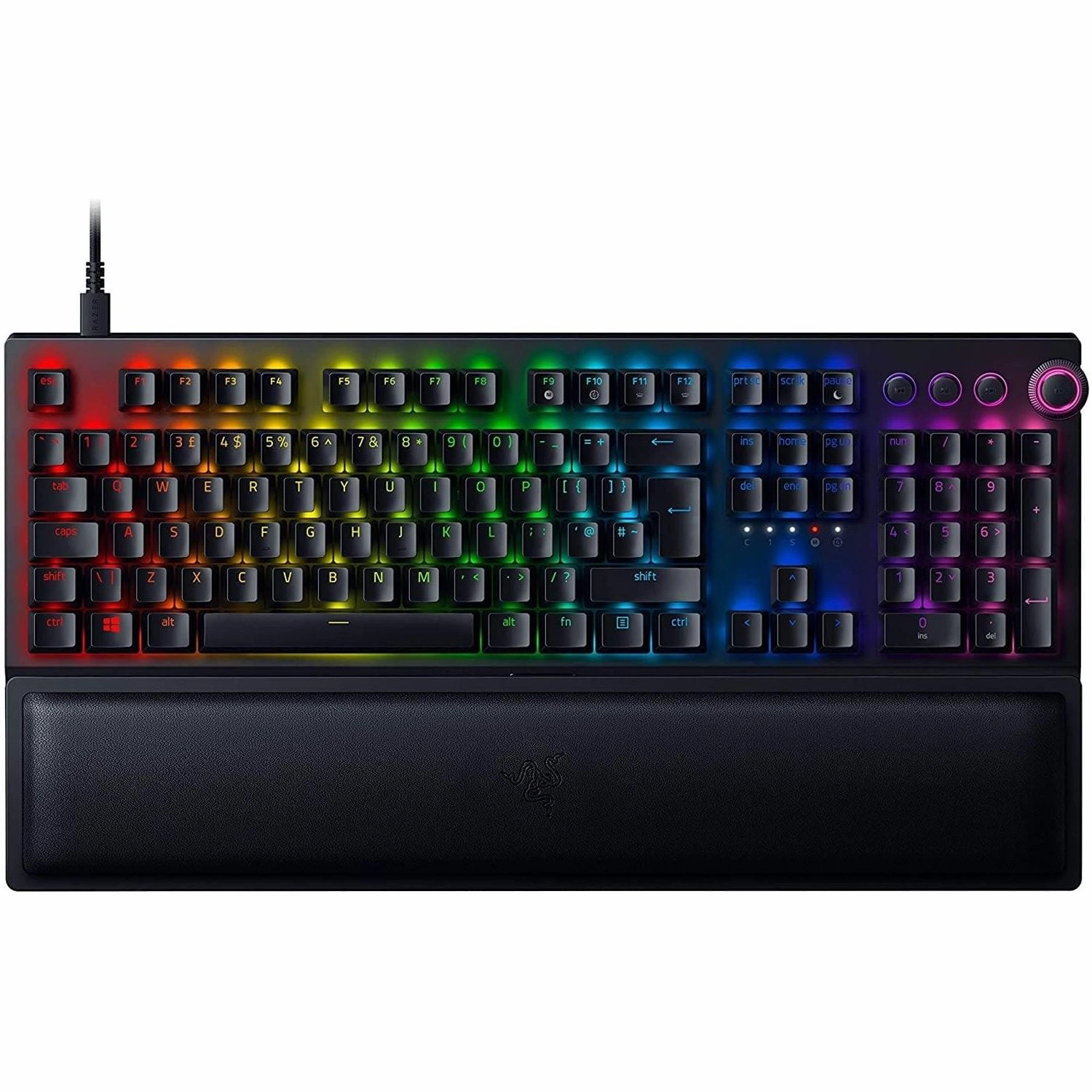 Razer Blackwidow V3 Pro Wireless Gaming Keyword, Mechanical Gaming Keyboard, Wrist Rest, Bluetooth, USB-C, UK Layout - Black computer accessories, buy computer parts, usb c hub for laptop