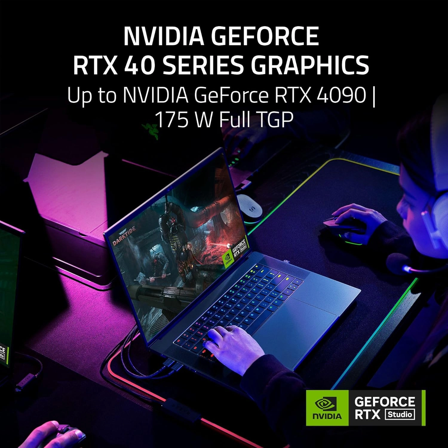 Razer Blade 16 (2024) Gaming Laptop C Intel i9, RTX 4090HX, 16" OLED 240Hz QHD , 64GB DDR5, 4TB SSD, UK Layout, Black