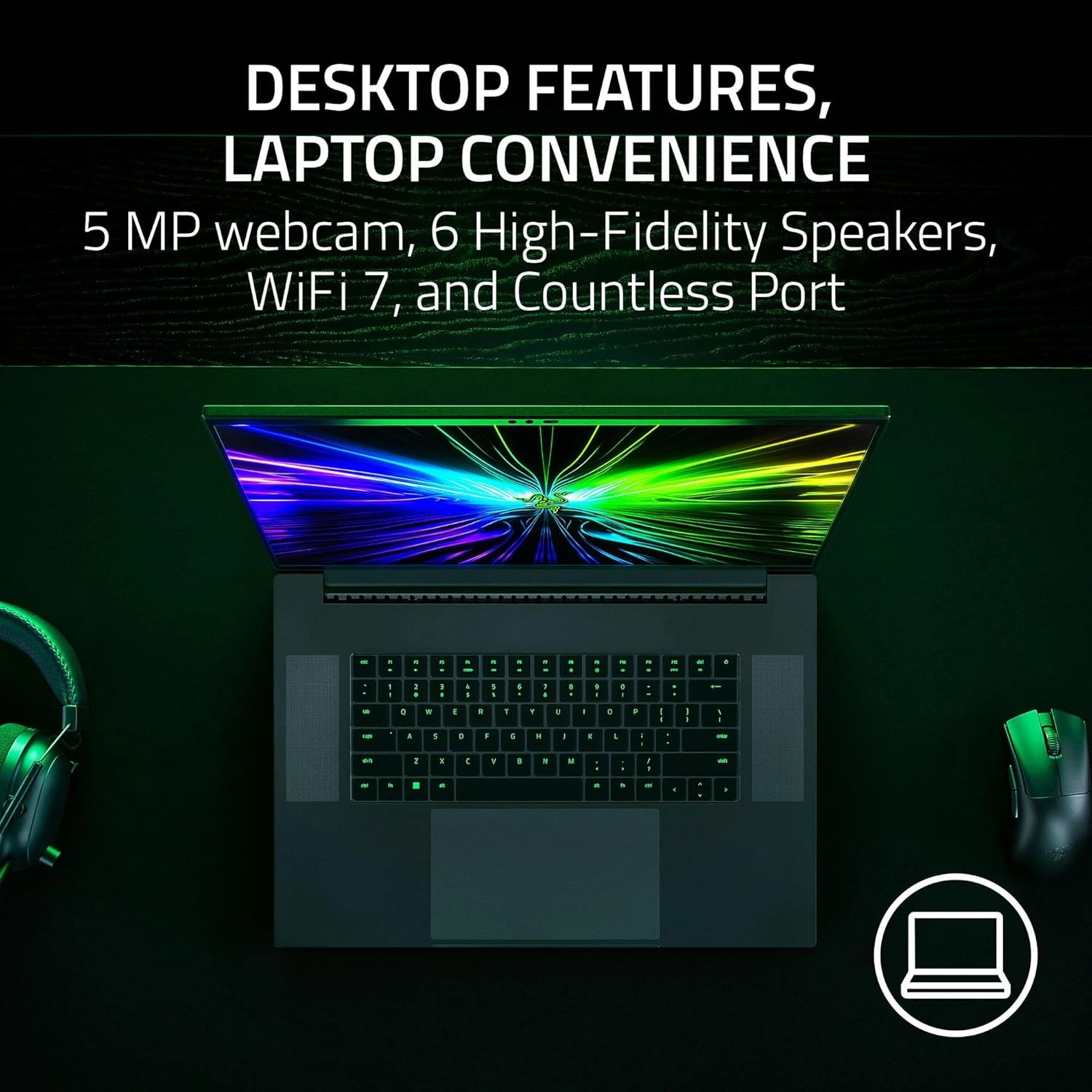 Razer Blade 18 (2024) - 18-inch Gaming Laptop - RTX 4080, Intel i9-14900HX