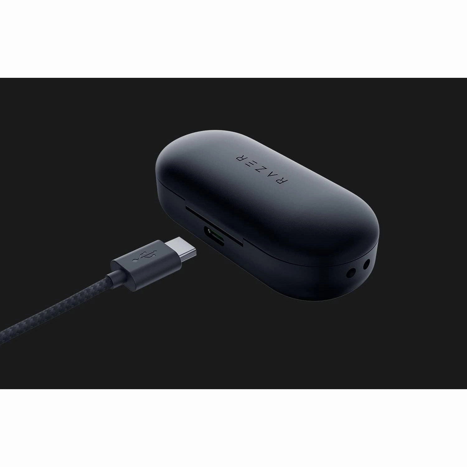 Razer Hammerhead True Wireless - Wireless Earbuds (In-Ear Earphones, Ultra-Low Latency, Water-Repellent, 13 mm Driver, Touch Support, Bluetooth 5.0, Voice Control, Charging Case) Black