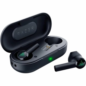Razer Hammerhead True Wireless - Wireless Earbuds (In-Ear Earphones, Ultra-Low Latency, Water-Repellent, 13 mm Driver, Touch Support, Bluetooth 5.0, Voice Control, Charging Case) Black buy laptop online, cheap gaming laptop, best business laptops