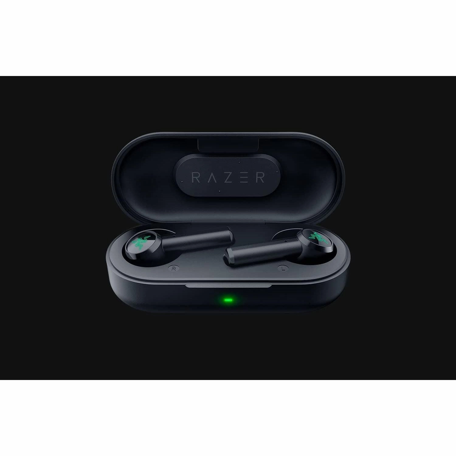 Razer Hammerhead True Wireless - Wireless Earbuds (In-Ear Earphones, Ultra-Low Latency, Water-Repellent, 13 mm Driver, Touch Support, Bluetooth 5.0, Voice Control, Charging Case) Black