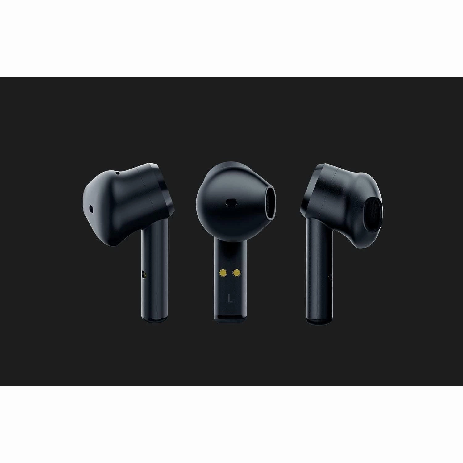 Razer Hammerhead True Wireless - Wireless Earbuds (In-Ear Earphones, Ultra-Low Latency, Water-Repellent, 13 mm Driver, Touch Support, Bluetooth 5.0, Voice Control, Charging Case) Black