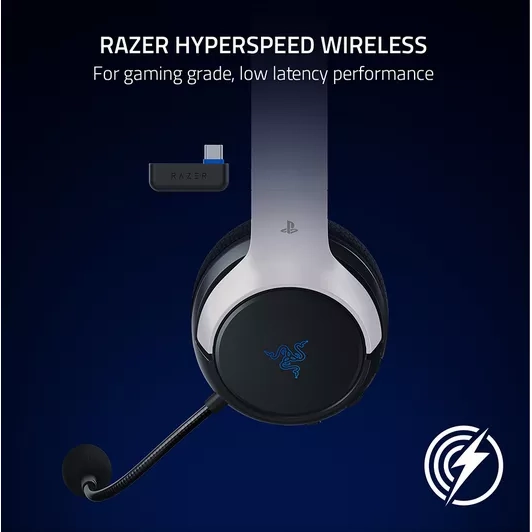 RAZER Kaira HyperSpeed Wireless Gaming Headset  White