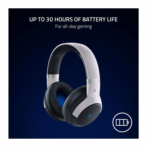 RAZER Kaira Pro HyperSpeed Wireless Gaming Headset for PlayStation - White