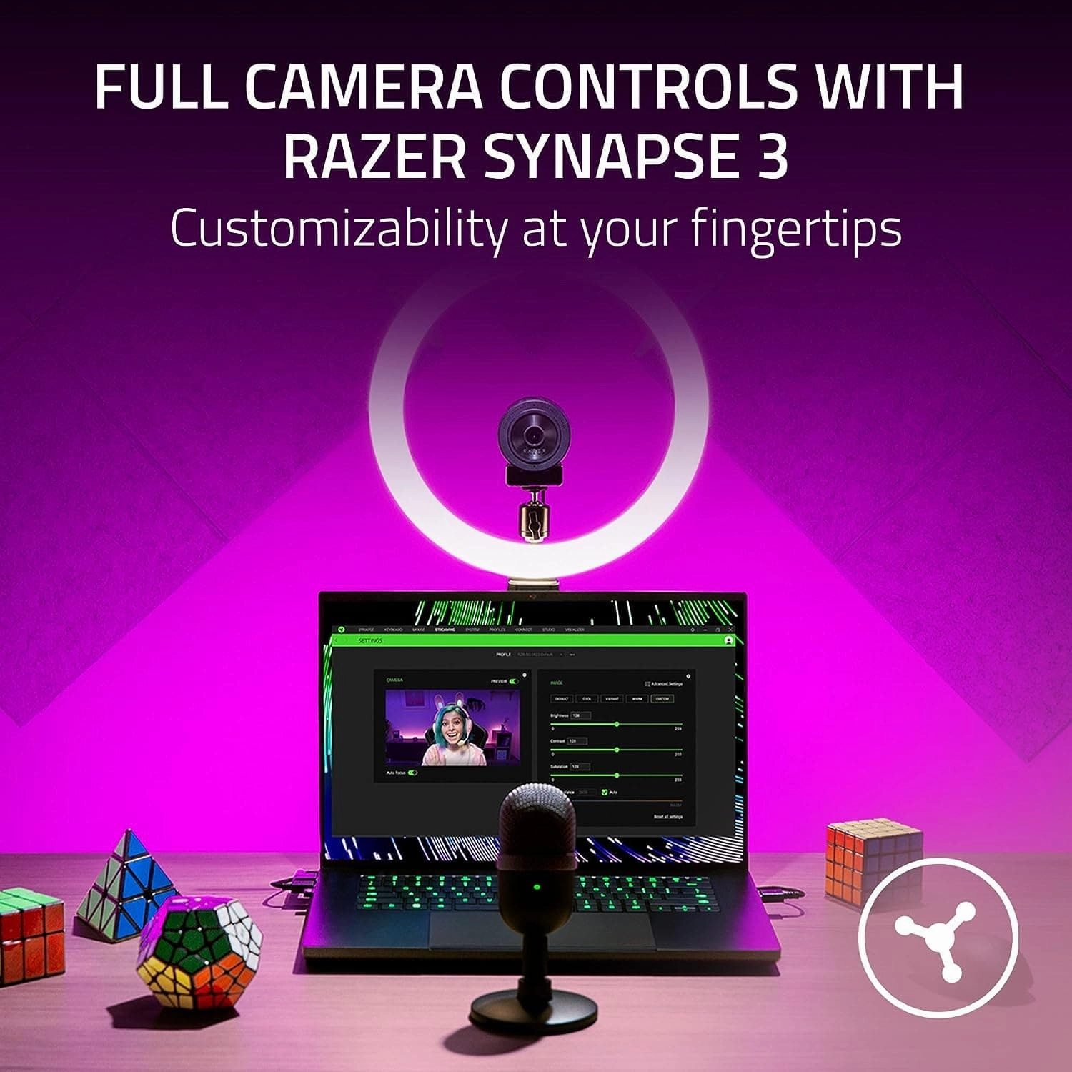 RAZER Kiyo X Full HD Streaming Webcam