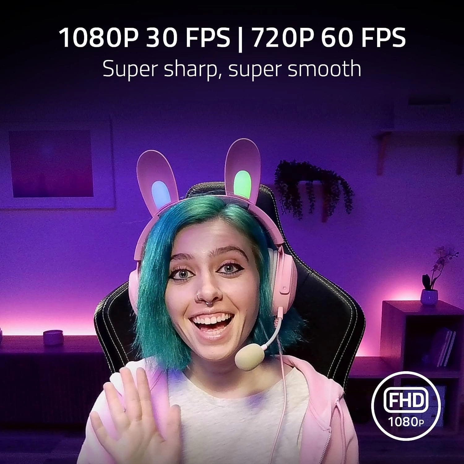 RAZER Kiyo X Full HD Streaming Webcam