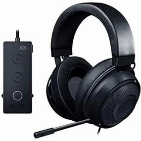Razer Kraken Tournament Edition - Wired Gaming Headset with USB Audio Controller (THX Spatial Audio, Full Audio Controls, Custom-Tuned 50mm Drivers) Black bluetooth headphones, cheap wireless headphones, headphones with mic